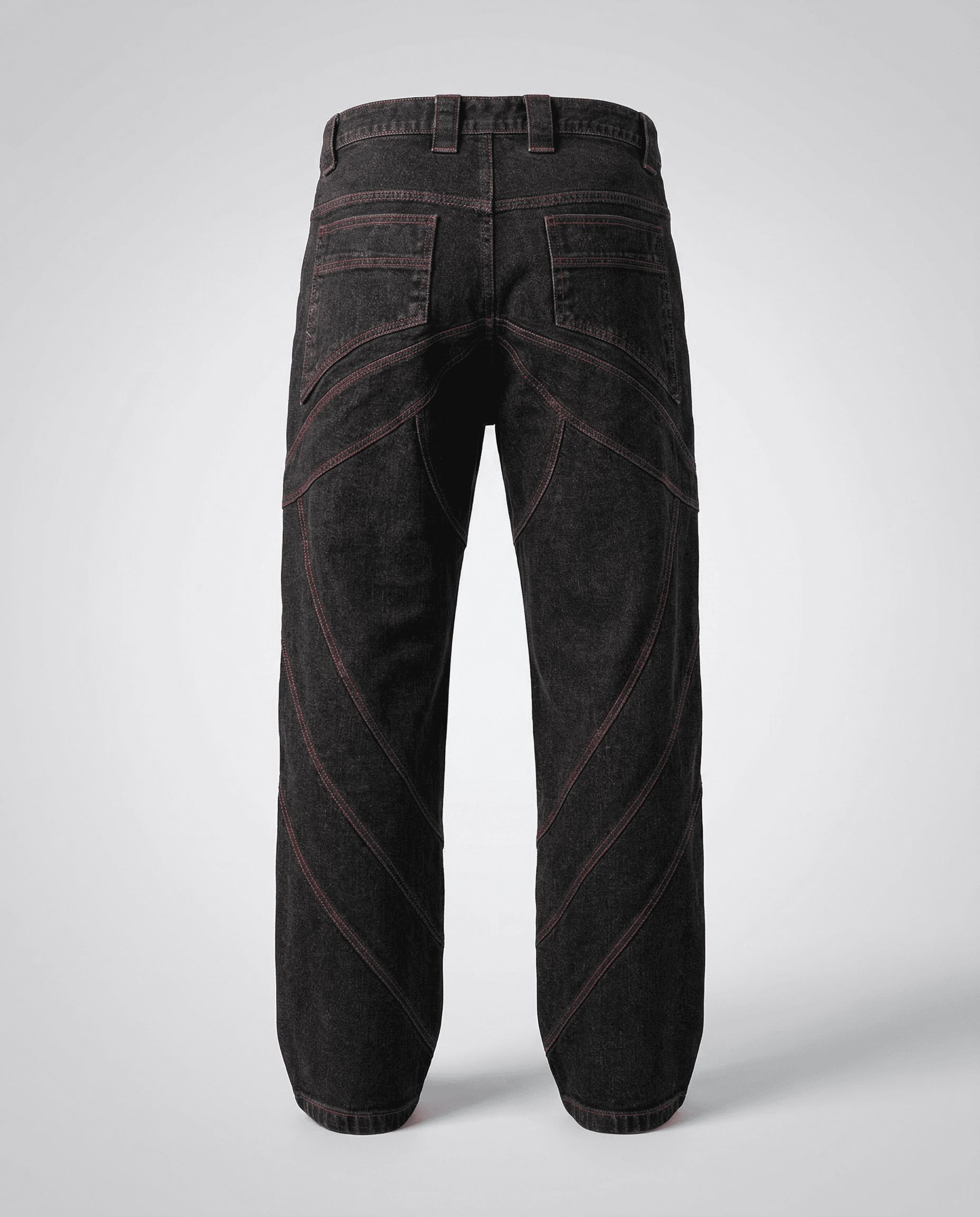 Flare Denims-- Black — view 3